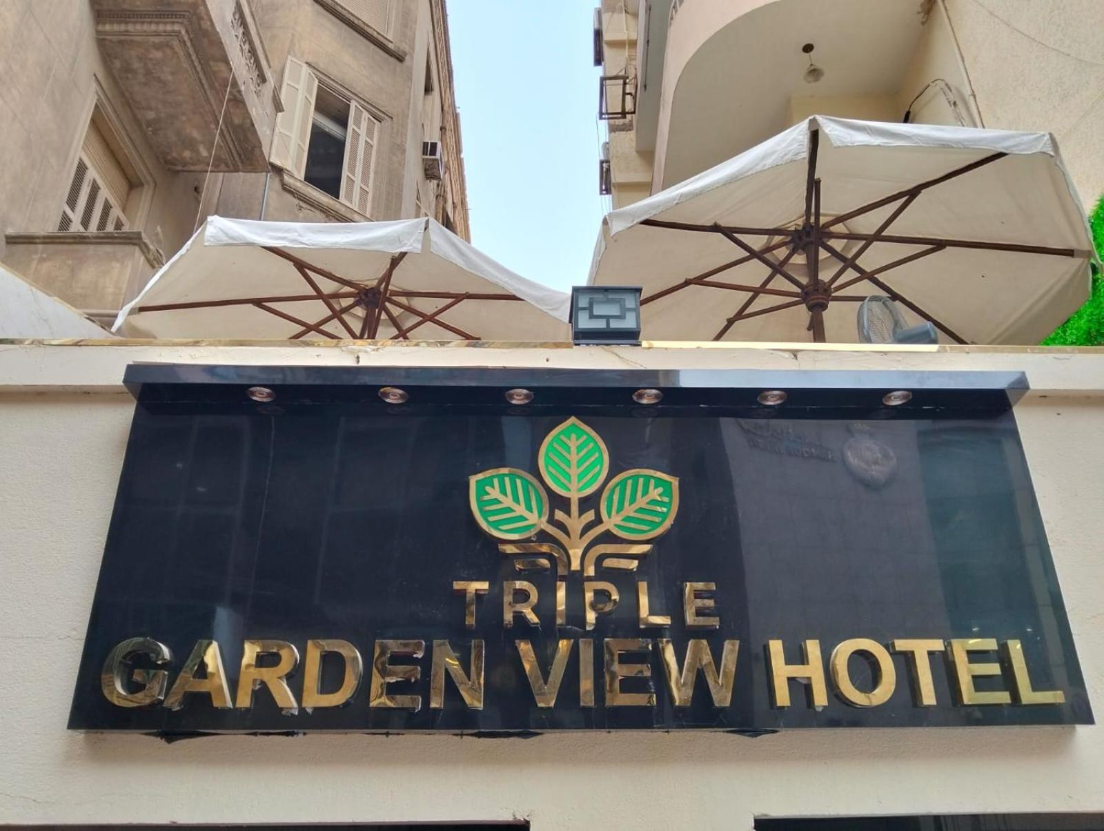 Triple Garden View Hotel Kairo Eksteriør billede